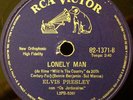 ELVIS PRESLEY 78 RPM SURRENDER / LONELY MAN 1961 ISSUE