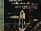Albert SPALDING: Brahms Violin Concerto LP N-MINT