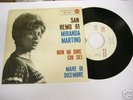 7 45 PROMO RARO MIRANDA MARTINO SANREMO 61 MORRICONE