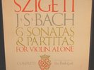 BACH violin  SZIGETI  solo Sonatas & Partitas 3LPs NM