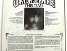 WAYLON JENNINGS Signed This Time Stereo LP Autograph