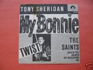 Beatles 1st ever 45 orig German My Bonnie 45 w/ PS