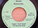 VERY RARE SOUL FUNK 45 OUTLAW GANG on RUDI, L-2721