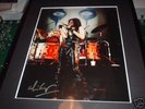 ALICE COOPER AUTOGRAPED FRAMED PHOTO &CERTIFICATE