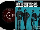 THE KINKS - PLASTIC MAN  DANISH 45+PS 69  FREAKBEAT MOD