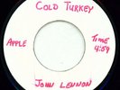 Beatles Lennon Cold Turkey Test Pressing 45 NM- / VG++