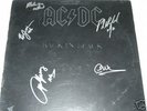 Signed Autographed ACDC AC DC Vintage LP Album x5 COA