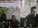 CLASH COMBAT ROCK+POSTER SIGNED BY JOE IN YORK MAY 85