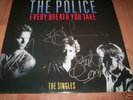 THE POLICE FULLY SIGNED AUTOGRAPHED VINYL STING