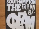 Cream 1967 UK Concert Poster SOUTHAMPTON/ERIC CLAPTON