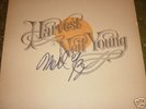 Neil Young signed Harvest LP - Very Rare