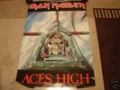 Iron Maiden Poster - Aces High  (RARE)