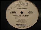 GEORGE DUKE I Want You For Myself OG PROMO NEAR MINT-