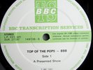 BBC TRANSCRIPTION TOP OF THE POPS LP HUMAN LEAGUE LIVE