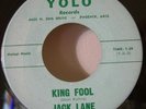 Jack Lane - King Fool ROCKABILLY on YOLO 45