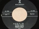 The Beach Boys 45 surf RAREST on X 301 Surfin' 1961