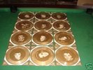 ELVIS GOLDEN MEMORIES  X 12 PICTURE DISCS  N/M DENMARK