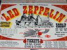 1975 (original) Led Zeppelin Earls Court poster rare