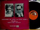 1955 HMV Gioconda De Vito Beethoven Violin Sonata NM