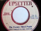 JUKS DREAD & BIG YOUTH 45 THE TWENTY THIRD PSALM, RARE