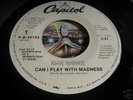 IRON MAIDEN CAN I PLAY WITH MADNESS USA WHITE PROMO 45