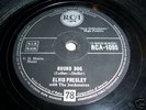 ELVIS PRESLEY BLUE SUEDE SHOES HOUND DOG RCA 1095 78
