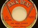 SHIRLEY LAWSON-ONE MORE CHANCE 45 DJ Back Beat/567 Soul