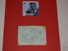 NAT KING COLE.... (POP)..AUTOGRAPH & Display .1950's