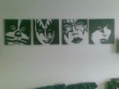 Kiss Pop Art Bilder Gene ,Paul ,Peter , Ace