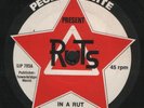 THE RUTS- In A Rut Orig-45/Signed & Annoted By Paul Fox