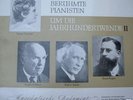 Welte-Mignon:Carreno,d'Albert,Pugno,Sauer.Telefunken