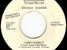 HOT NORTHERN SOUL 45 I CAN'T STAND IT BRENDA GEORGE