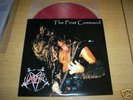 SLAYER THE FIRST COMMAND RED MARBLED VINYL LP RECORD