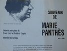 Marie Panthès: Recordings on Radio Geneva 1949-1953
