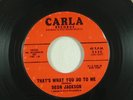 DEON JACKSON northern soul 45 THAT'S WHAT YOU DO TO ME