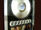 MICHAEL JACKSON  THE WALL X 7   PLATINUM RECORD AWARD