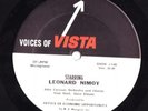 Star Trek William Shatner Leonard Nimoy Vista Radio LP
