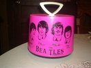 BEATLES PINK DISK GO CASE 45 RECORD CARRIER VERY NICE