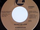KOMBINATION 45 ACCEPT MY LOVE, RARE MODERN SOUL BOOGIE