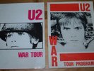 U2 - ORIGINAL WAR TOUR PROGRAMS - RARE