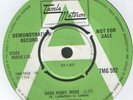 THE ORIGINALS good night irene TMG 592 DEMO motown MINT