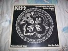 Kiss special edition radio only promo record not 4 sale