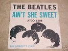 The Beatles  Ain't She Sweet  Atco 45 Record With P/S