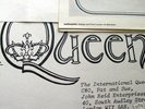 QUEEN Mega-Rare 1975 Fan Club Newsletter MERCURY LUREX