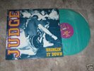 Judge Bringin it Down LP green vinyl original