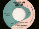 BLUES Vocal JO ANN HENDERSON Baby Please Don't Go VG++