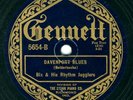Bix Beiderbecke & His Rhythm Jugglers Gennett 5654