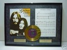 John Lennon 24 Karat Gold Record Give Peace a Chance