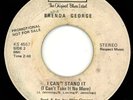 HOT NORTHERN SOUL 45 I CAN'T STAND IT BRENDA GEORGE
