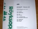 Banksy Royksopp melody am sprayed album promo only 100